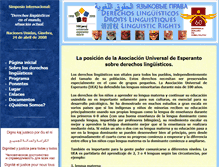 Tablet Screenshot of es.linguistic-rights.org