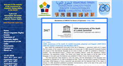 Desktop Screenshot of en.linguistic-rights.org